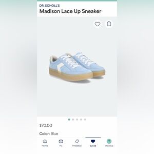 Dr. Scholl's Kids Blue Lace Up Sneakers